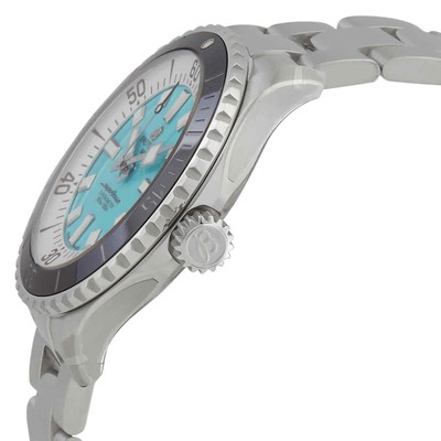 Pre-owned Breitling Superocean Automatic Blue Dial Men's Watch A17376211l2a1