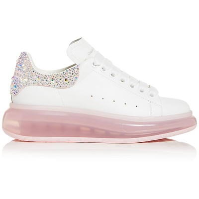 Pre-owned Alexander Mcqueen Womens Larry Casual And Fashion Sneakers Shoes Bhfo 0083 In White/porcelain