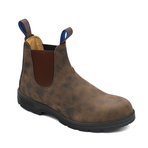 Pre-owned Blundstone Men's Bl Rustic Ankle Bootrustic Brown Uk/ M Us