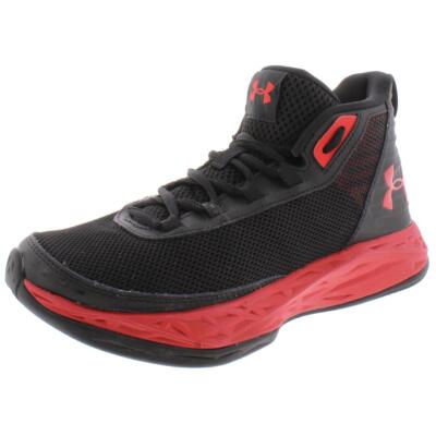

Черные кроссовки Under Armour Boys Jet 2018 3.5 Medium (D) Big Kid BHFO 8871, Black/red, Jet 2018