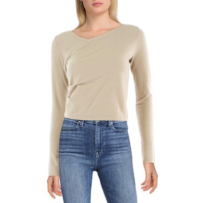 Женский пуловер с искусственным запахом из полушерстяной смеси Vince Womens, топ-свитер с запахом XS BHFO 2004