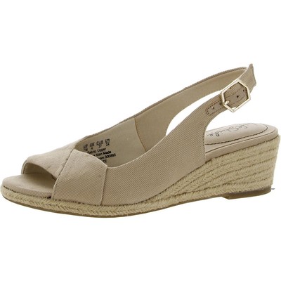 

Женские сандалии LifeStride Socialite Taupe Slingback 7 Medium (B,M) BHFO 9561, Taupe canvas