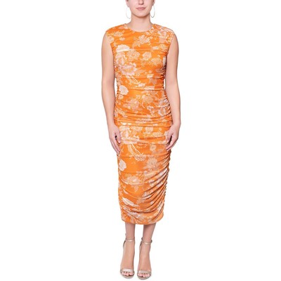 

Rachel Rachel Roy Женское оранжевое платье-футляр с рюшами и цветочным принтом Julien  BHFO 5547, Honey bouquet