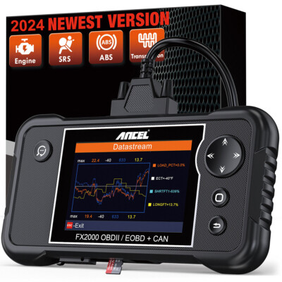 ANCEL FX2000 OBD2 Scanner Transmission ABS SRS Code Reader Diagnostic Scan Tool