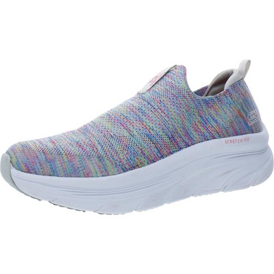 

Женские кроссовки Skechers DLux Walker - Rainbow Sky Slip-On Sneakers 10 Medium (B,M) 1371, White/multi
