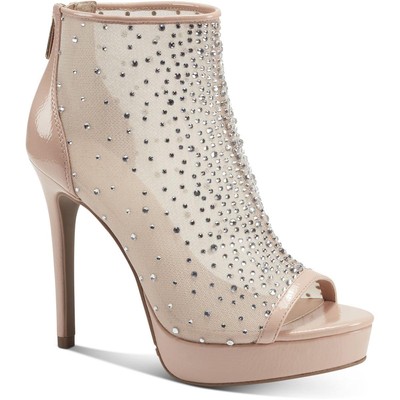 

Thalia Sodi Womens Desire Бежевые Туфли-лодочки на танкетке Stiletto 5.5 Medium (B,M) BHFO 5465, Nude pa mesh