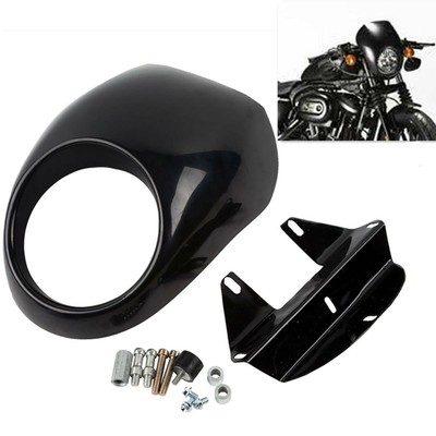 Headlight Cowl Fairing Visor Mask Cover Fit For Harley Dyna Switchback