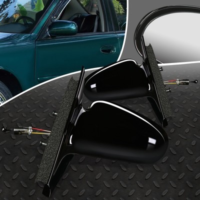 ДЛЯ 96-02 SATURN SL SW ПАРА В СТИЛЕ OE РУЧНАЯ РЕГУЛИРОВКА БОКОВОГО ЗЕРКАЛА ЗАДНЕГО ВИДА