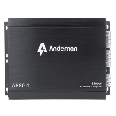 Andeman 8800W Verstärker 4 Kanal Stereo Schlankes Power Amplifier Vollverstärker