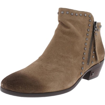

Женские замшевые ботильоны Sam Edelman Paola с круглым носком на блочном каблуке BHFO 0190, Paola