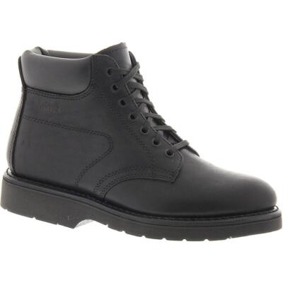 

Черные рабочие ботинки Work America Mens Responder II шириной 10,5 (E) BHFO 4992, Black leather