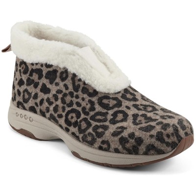 Easy Spirit Womens Treepose 2 Taupe Bootie Slippers 9 Wide (C,D,W) BHFO 5840