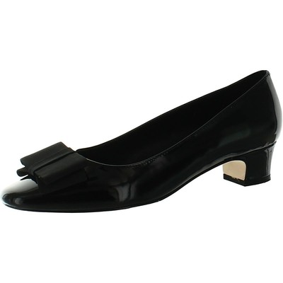 

Черные лакированные туфли-лодочки VANELi Austine с бантом, ширина 7,5 (C, D, W) BHFO 7669, Black patent