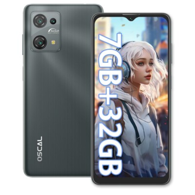 Blackview OSCAL C30 4G Smartphone 7GB+32GB 6.5 Inch Android 12 5080mAh Unlocked