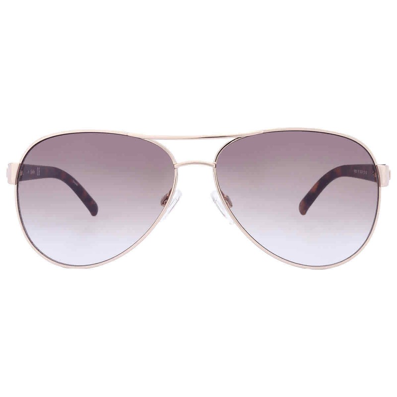 Calvin Klein Brown Gradient Pilot Unisex Sunglasses R356S 718 62 R356S 718 62