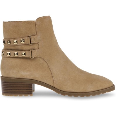 

Женские ботильоны Anne Klein на блочном каблуке с застежкой-молнией CAIMILE BHFO 5978, Natural sue, CAIMILE