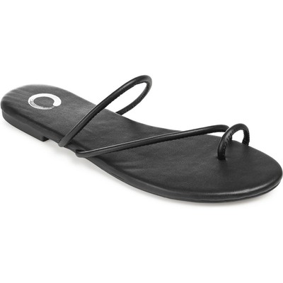 

Женские черные сандалии с ремешком на пятке Tanaya 6.5 Medium (B,M) 0675 Journee Collection, Черный