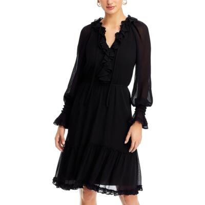 Kobi Halperin Womens Collin Ruffled Above Knee Daytime Mini Dress BHFO 5784