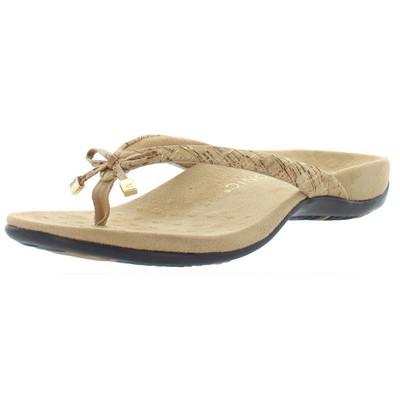 Женские босоножки Vionic Bella II Gold из лакированной кожи 5 средних размеров (B,M) BHFO 8092