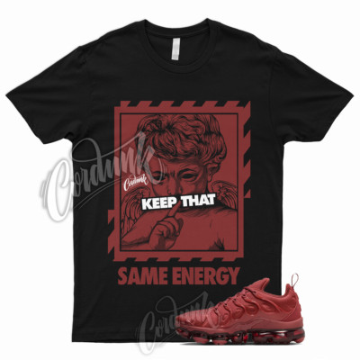 VaporMax Plus Cedar Red Rugged Orange Burgundy Shirt to Match Sneakers ENERGY