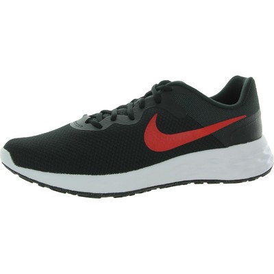 

Кроссовки Nike Mens Revolution 6 Next Nature черные 8 средние (D) BHFO 5860, Black/university red, Revolution 6 Next Nature
