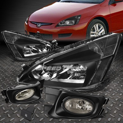 ЧЕРНАЯ ФАРА + ЧЕТКИЙ СИГНАЛ ПОВОРОТА + ДЫМЧАТЫЙ ТУМАН + ПЕРЕКЛЮЧАТЕЛЬ ДЛЯ 03-07 ACCORD 2/4DR