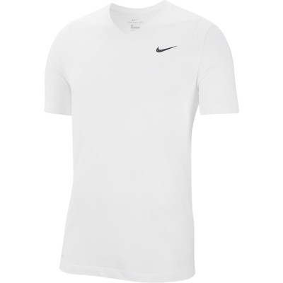 Мужская белая тренировочная футболка для бега Nike Athletic L BHFO 4651
