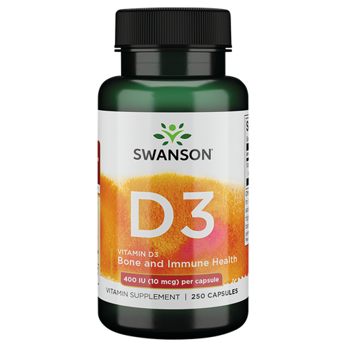 Swanson Vitamin D-3 400 МЕ 250 капсул