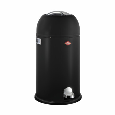 WESCO Tretabfalleimer 184631-73 KICKMASTER in SCHWARZ MATT mit 33 Liter Volum...