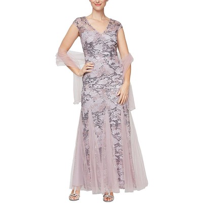 

Alex Evenings Womens Lace 2 PC Торжественное вечернее платье BHFO 4878