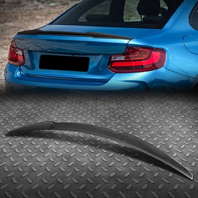 ДЛЯ 14-21 BMW 2-SERIES COUPE КАРБОНОВЫЙ V-ОБРАЗНЫЙ СПОЙЛЕР ЗАДНЕГО БАГАЖНИКА С УТИНЫМ КЛЮВОМ