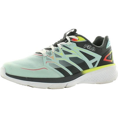 

Fila Женские кроссовки Memory Wanderun Green 10 Medium (B,M) BHFO 8521, Fila aqua/safety yellow/orange/grey