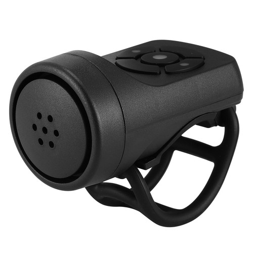 Electric Bike Horn Bicycle Bell Rechargrble 4 Sound Modes Loud Horn Waterproof