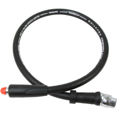 Atomic Universal Swivel Low Pressure 32'' Second Stage Hose LP Dive Scuba Brass