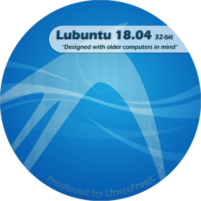 Lubuntu Linux 18.04 DVD - FAST Desktop Live DVD - Official 32-Bit Release