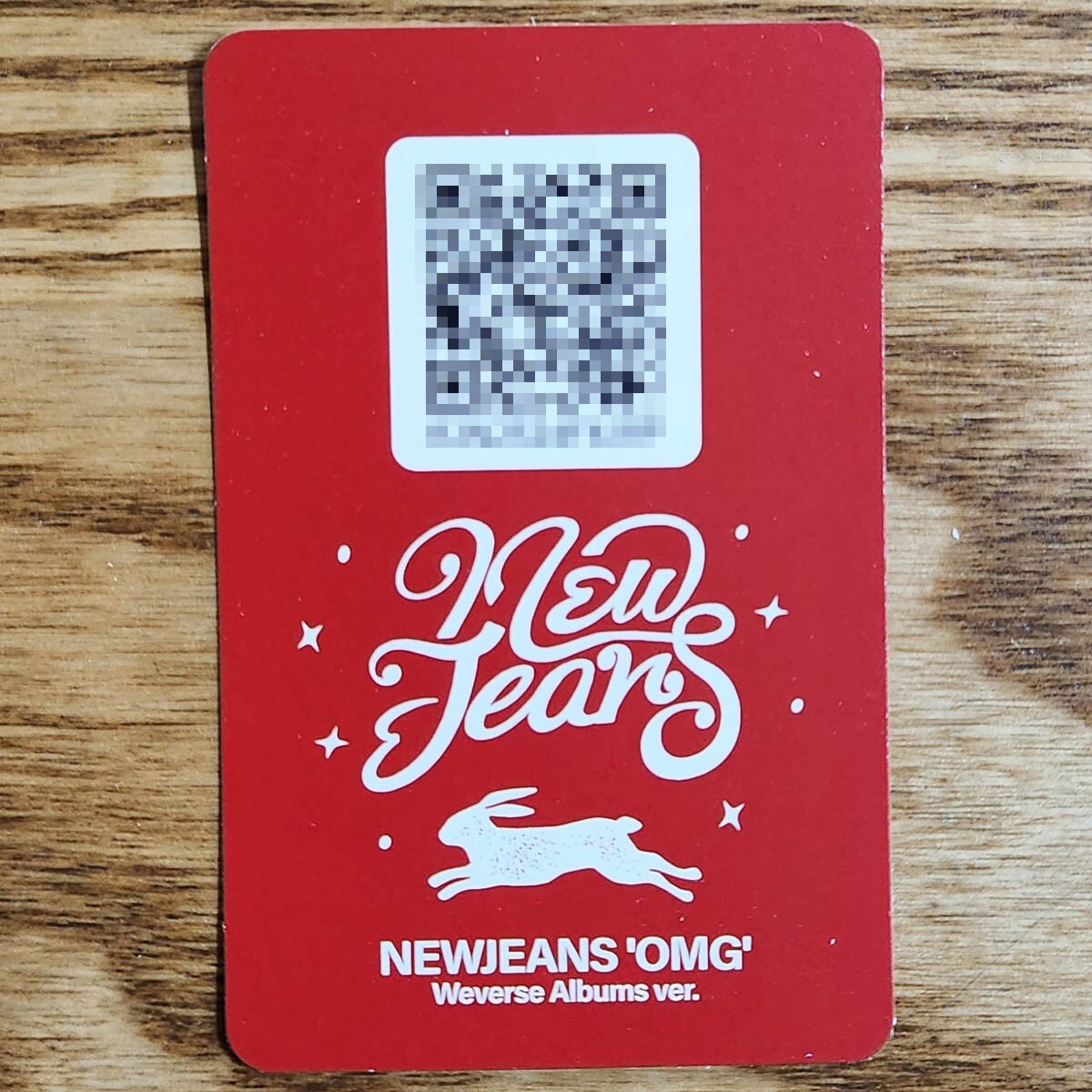 NEWJEANS トレカ weverse コンプ OMG ホログラム NEWJEANS OMG weverse特典 ホログラムトレカ コンプリート