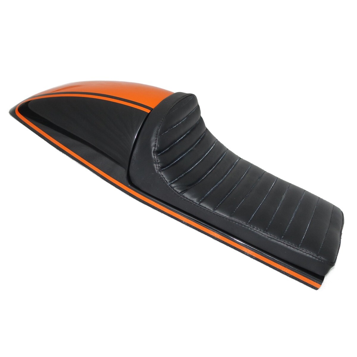 Complete Seat Steel Black Orange Benelli Mojave Cafe Racer 260 360 bikes  