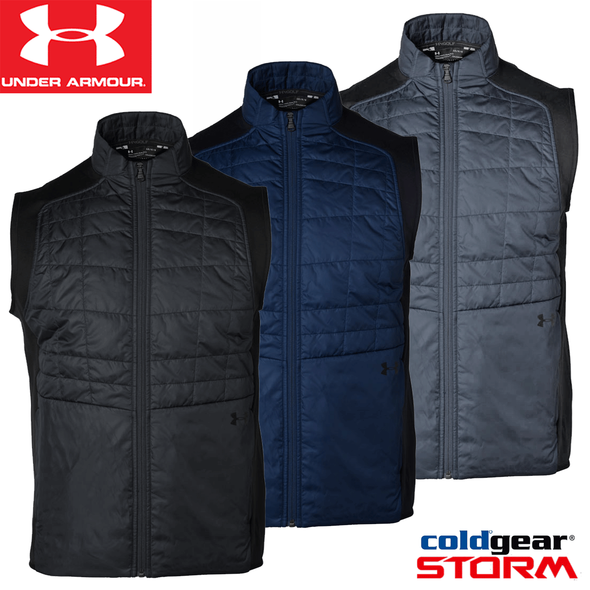 under armour golf gilet mens