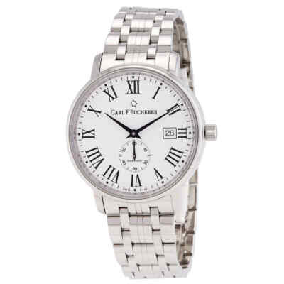 Pre-owned Carl F Bucherer Carl F. Bucherer Adamavi Automatic White Dial Men's Watch 00.10321.08.21.21