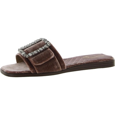 

Женские шлепанцы Sam Edelman Inez фиолетовые, туфли 8, средние (B,M) BHFO 9023, Mauve velvet