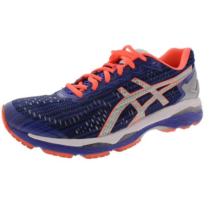 

Женские кроссовки Asics Blue Colorblock 5 Medium (B,M) BHFO 3456, Blue/silver/flash coral, T6A6N