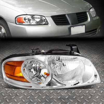 ДЛЯ 04-06 NISSAN SENTRA ПРАВЫЙ ХРОМИРОВАННЫЙ КОРПУС ЛАМПЫ ФАРЫ В СТИЛЕ OE NI2503151