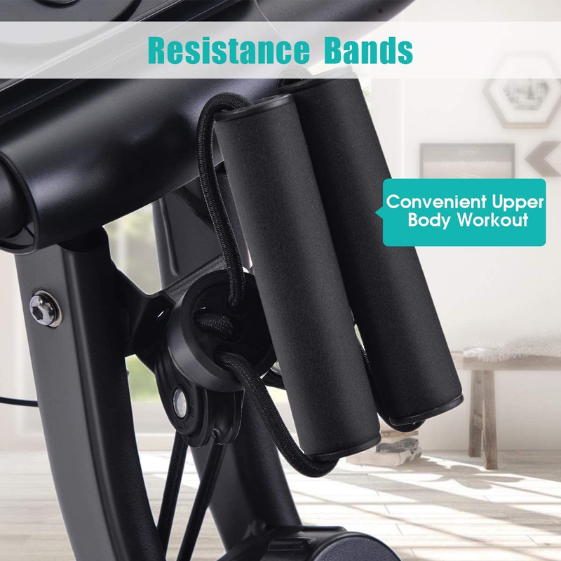 Indoor Cycling Exercise Bike Cycle Trainer Adjustable Stationary Bike