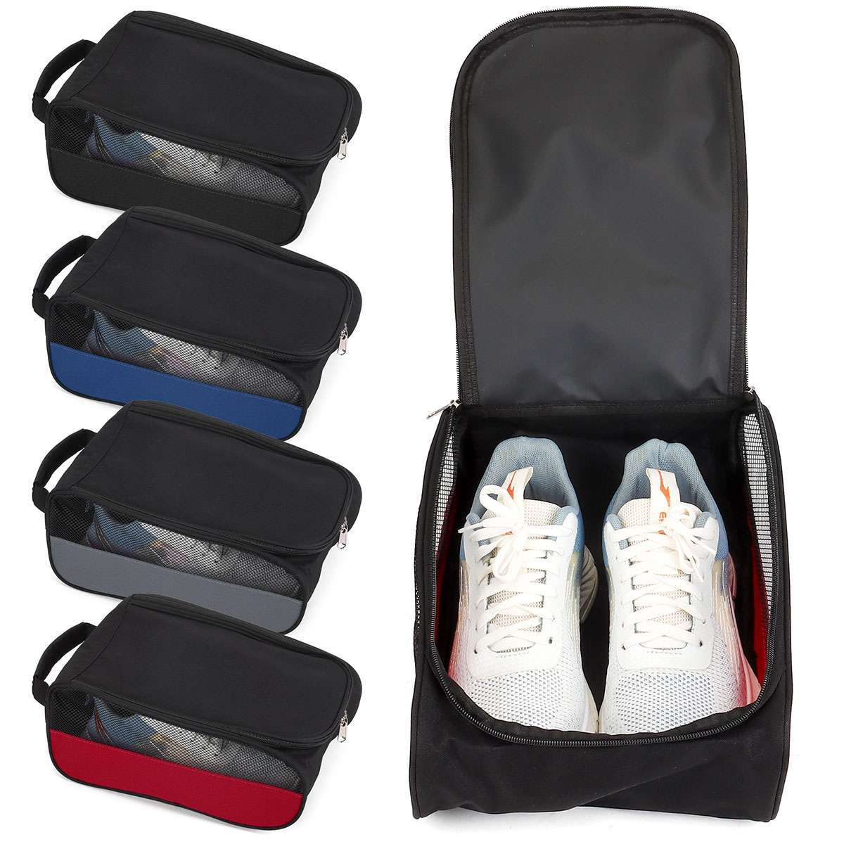 Oxford Golf Shoe Bag Portable Breathable Large Capacity Shoes Storage Bags Case