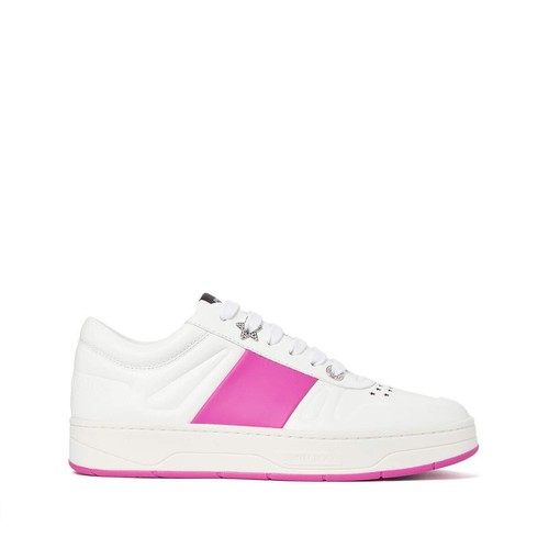 

Женские кроссовки Jimmy Choo из телячьей кожи Hawaii/F, цвет V, белый/фуксия 39 евро США 9, V white/fuchsia