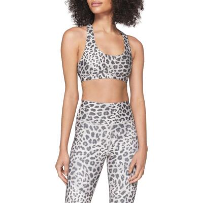 

Женский спортивный бюстгальтер Spiritual Gangster Studio Criss Cross Back Athletic BHFO 4287, Leopard