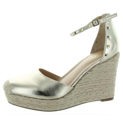 Женские эспадрильи Thalia Sodi Masin Gold на танкетке 12 средних (B,M) BHFO 4319