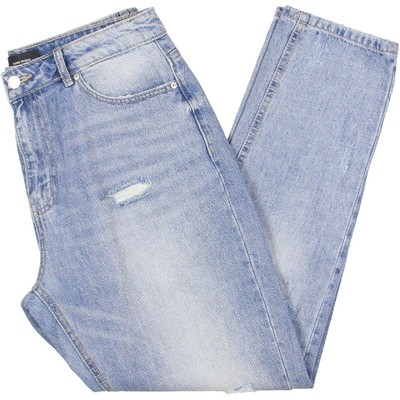 

Женские синие джинсы Vero Moda с прямыми штанинами светлого денима  BHFO 2268, Синий