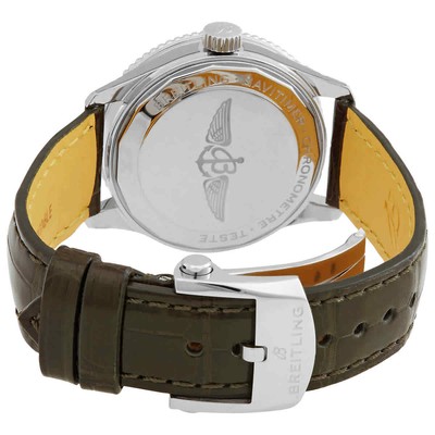 Pre-owned Breitling Navitimer Automatic Chronometer Green Dial Unisex Watch A17395361l1p2