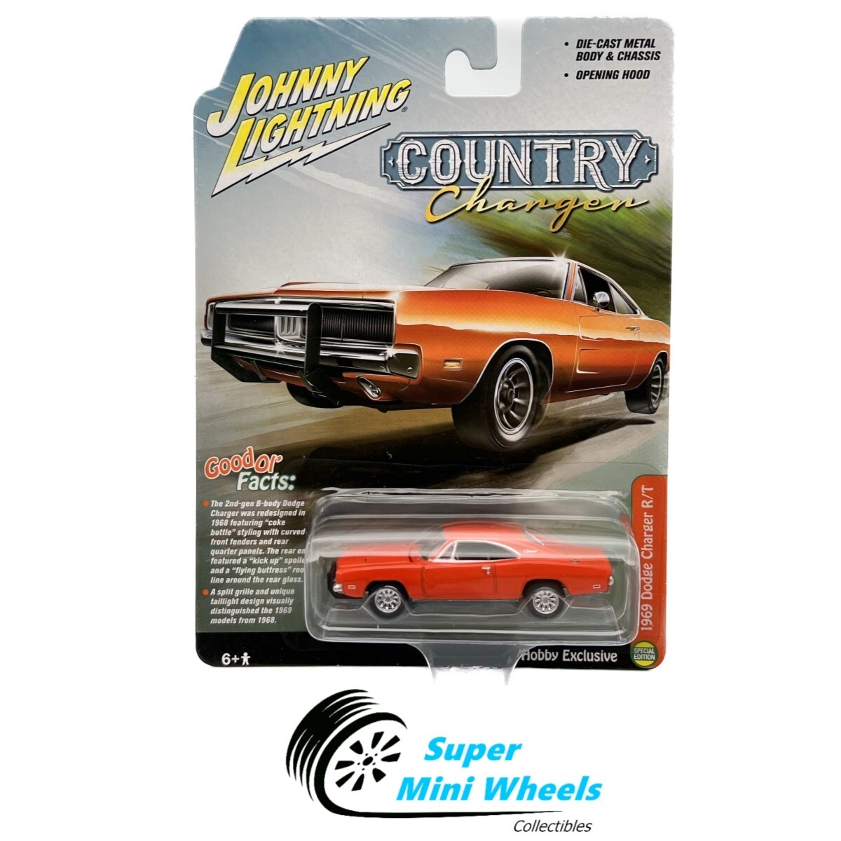 ジョニーライトニング　1969 Dodge Charger Johnny Lightning 1969 Dodge Charger Daytona Mecum Auctions 1
